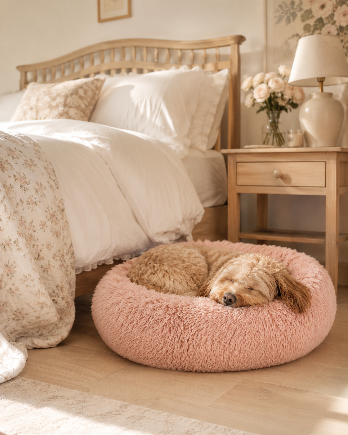 PawRest Calming Donut Dog Bed